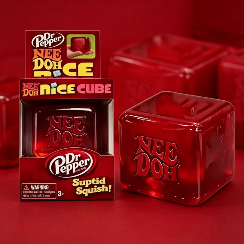 Fidget Cube Original - Dr Pepper X NeeDoh Nice Cube