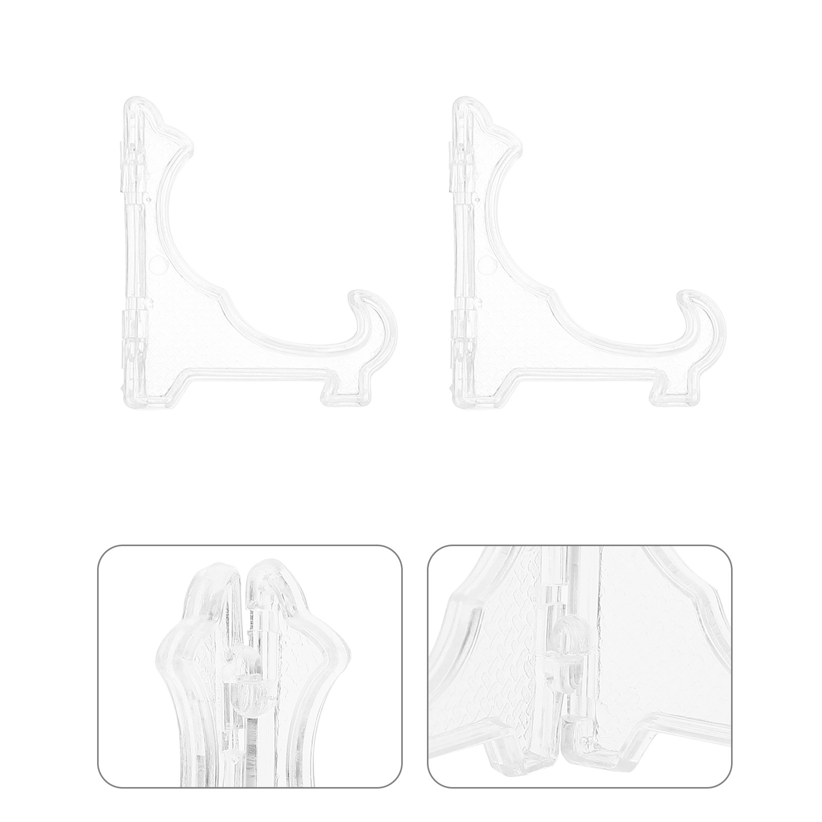 Display Case Acrylic - 10 buah Rak Penyimpanan Segitiga Akrilik