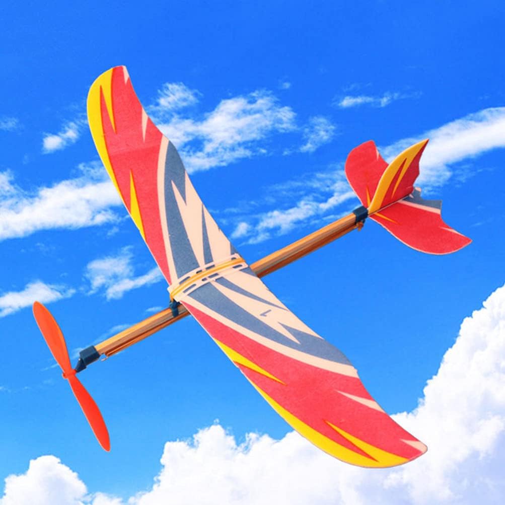 Model Airplane Plastic - 10 Buah Model Pesawat Terbang Bertenaga