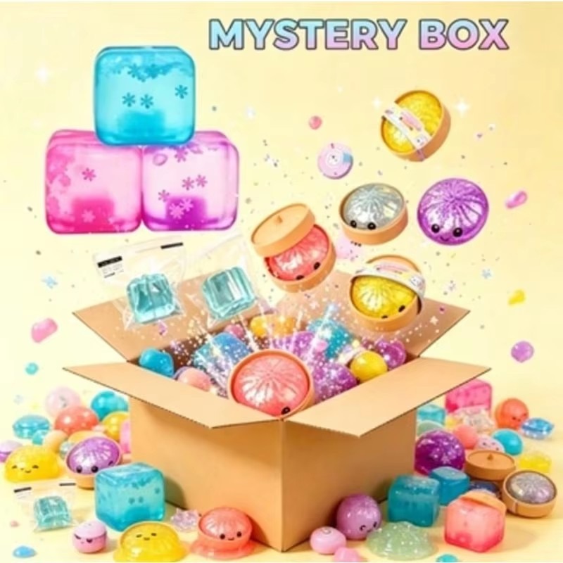 Mystery Box Blind Bag - 100+ Gaya Acak Squishy Surprise Blind