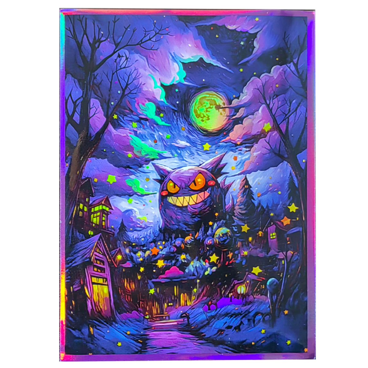 60 Buah 66X91Mm Pokemon Gengar - Pokemon Binder Card ulasan dan harga