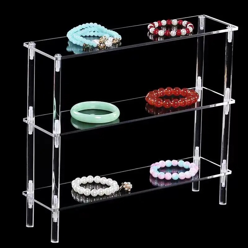 Rak Display Akrilik Vertikal,  - Display Risers Set ulasan dan harga